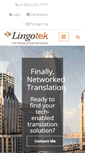 Mobile Screenshot of lingotek.com